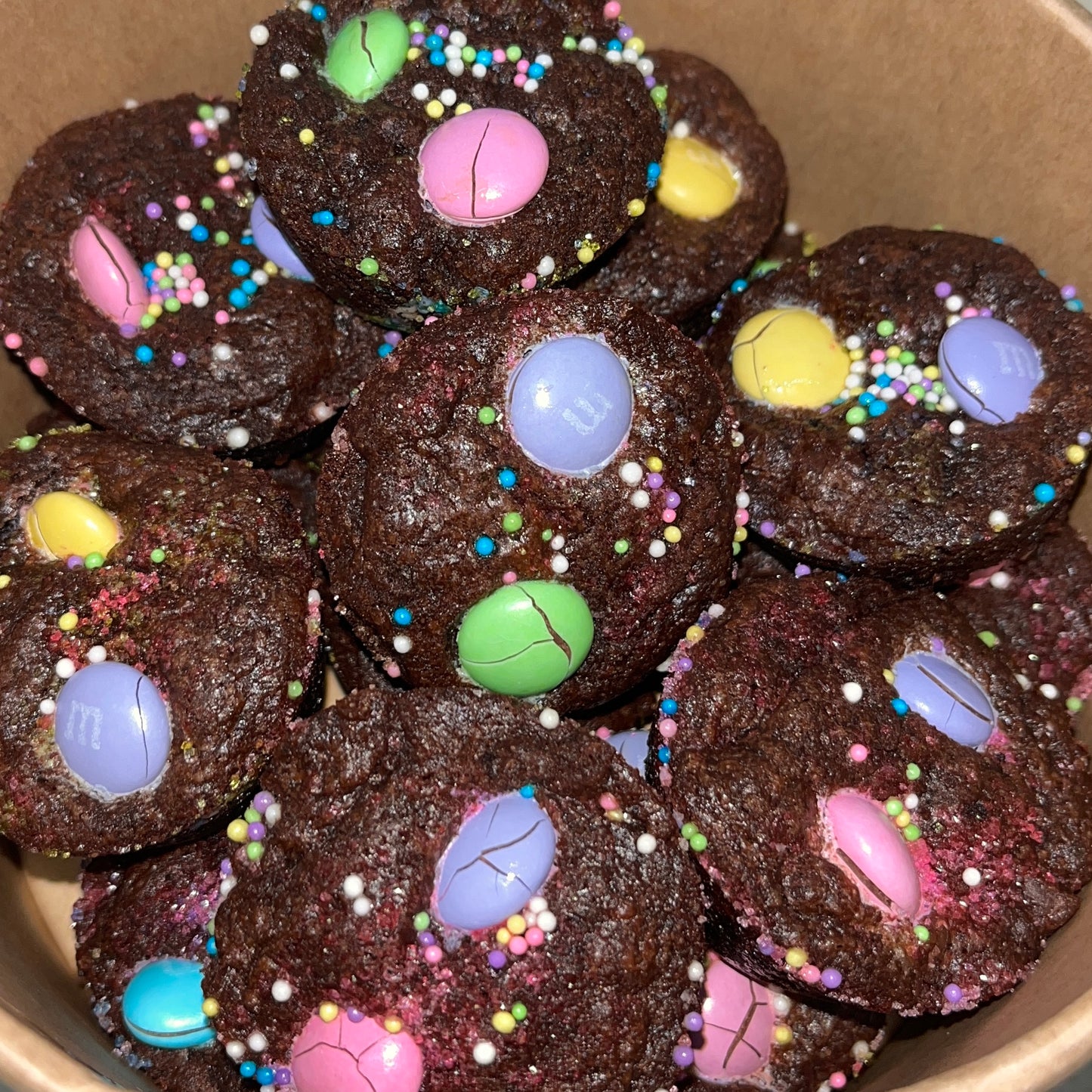 Classic M&M Brownie Bites