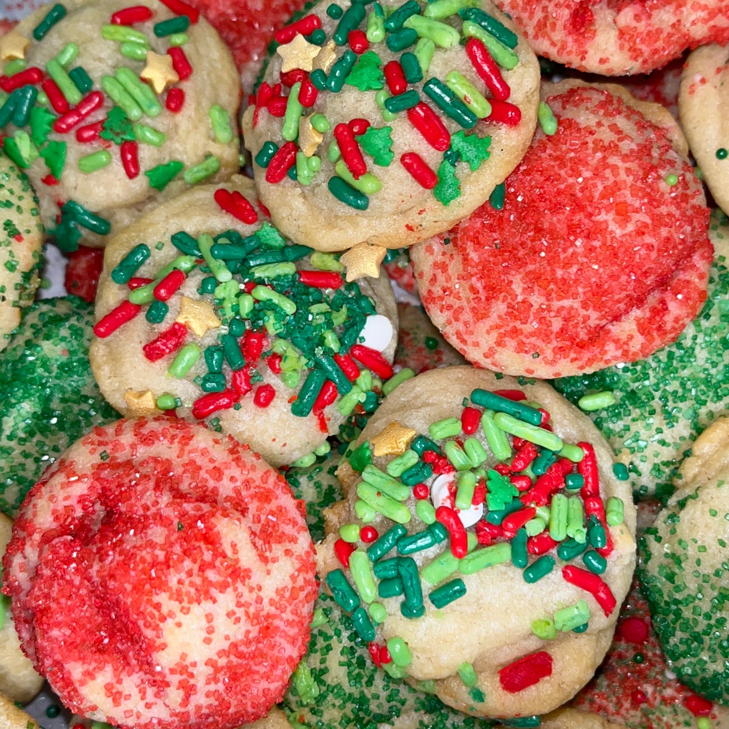 Cubo de galletas de azúcar