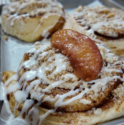 Peaches & Cream Bun