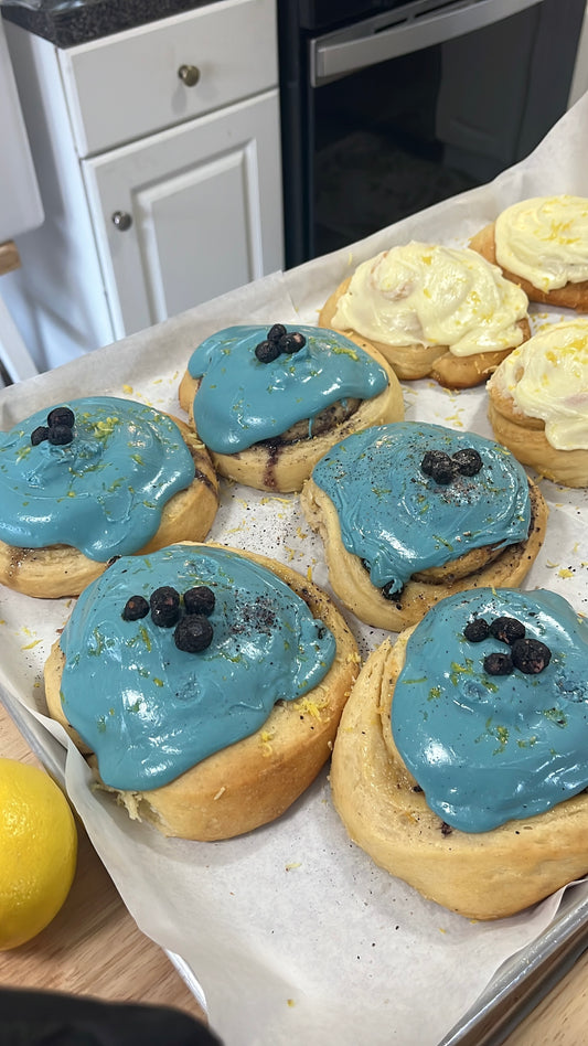 Lemon Blueberry Buns (4)