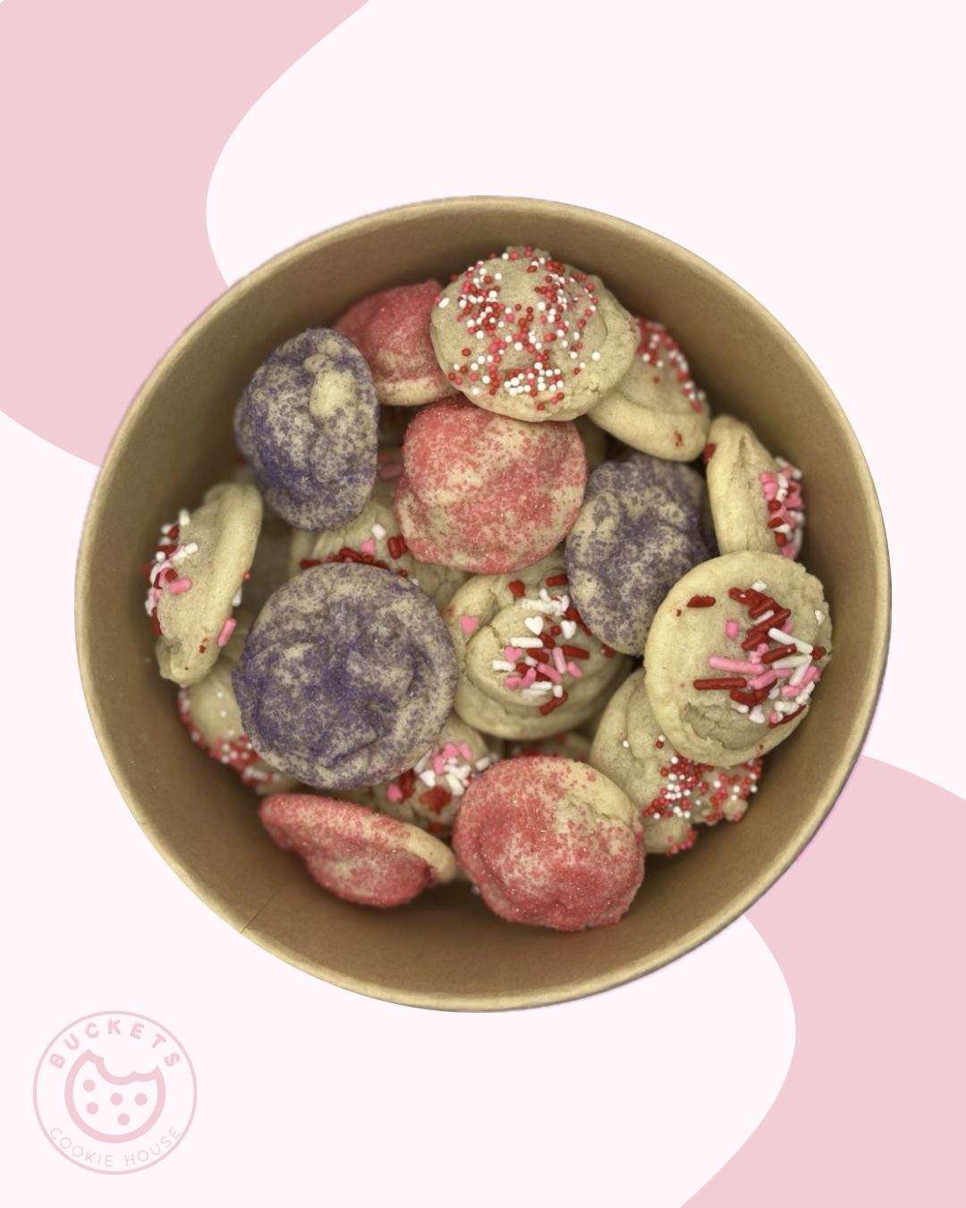 Cubo de galletas de azúcar