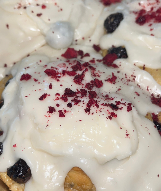 Cherries & Cream Bun - The BIG ONE