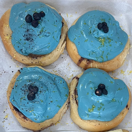 Lemon Blueberry Buns (4)