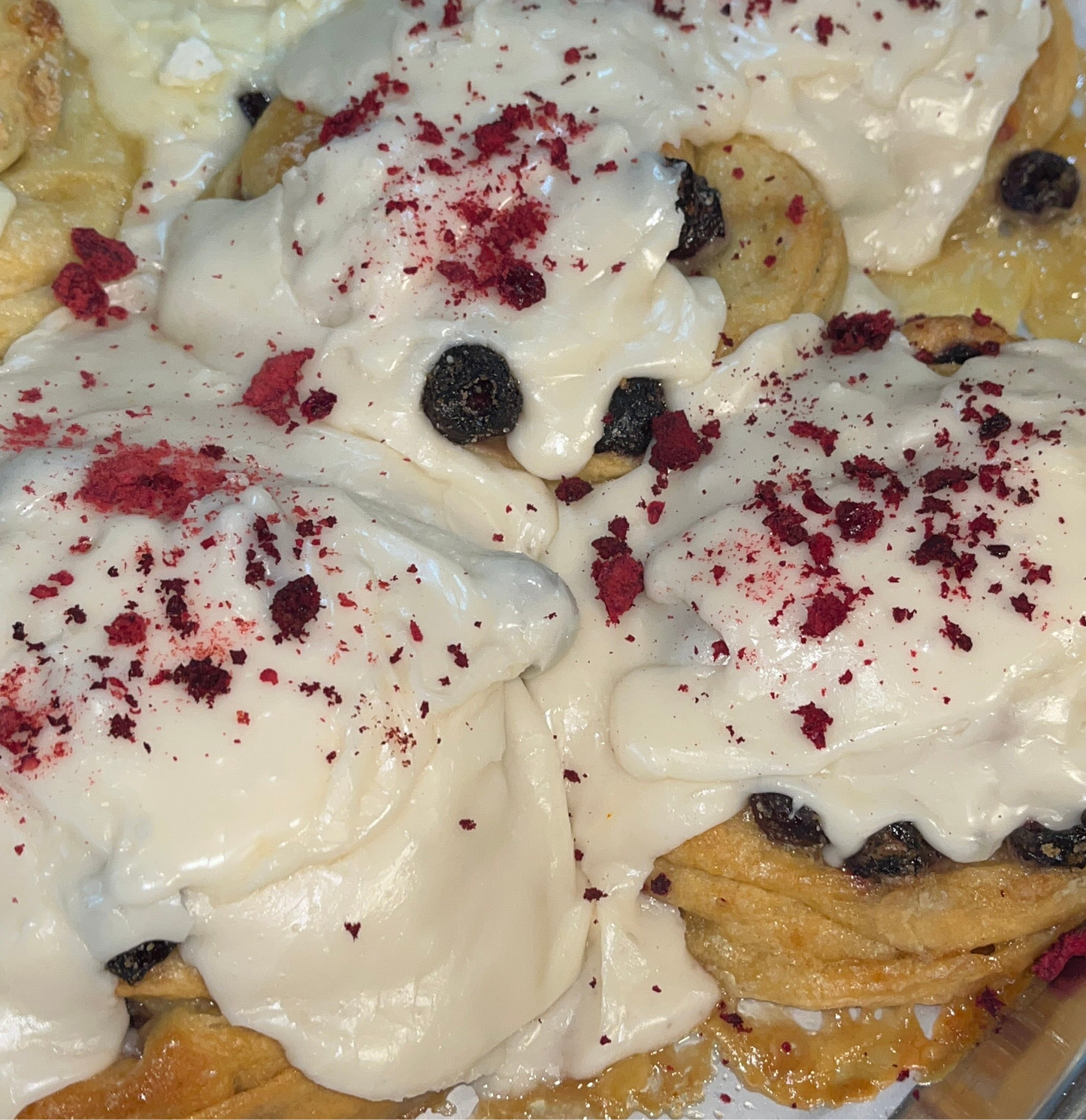 Cherries & Cream Bun - The BIG ONE